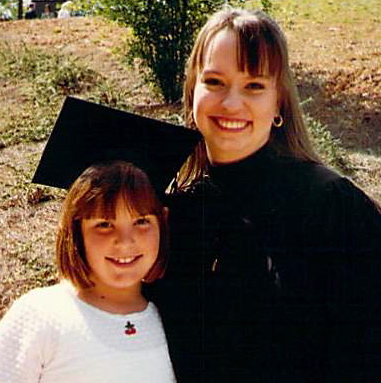 Miranda Wearing Jennie's College Cap On Graduation Day