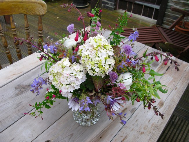  Flowers From Our Garden & Empty Chairs