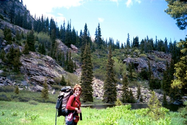 Elizabeth Harper, Backpacking in Colorado with Outward Bound